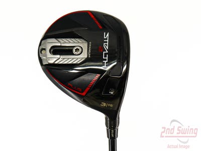 TaylorMade Stealth 2 Plus Fairway Wood 3 Wood 3W 15° PX HZRDUS Smoke Red RDX 75 Graphite Stiff Right Handed 43.0in