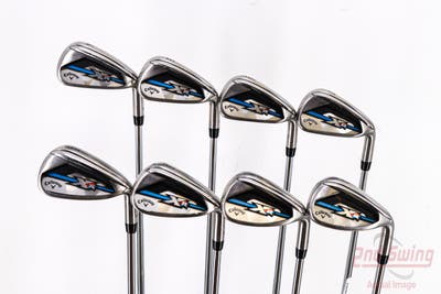 Callaway XR OS Iron Set 4-PW AW True Temper Speed Step 80 Steel Stiff Right Handed 40.5in