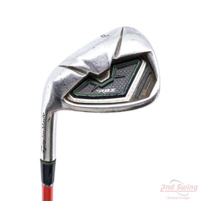 TaylorMade Rocketballz HP Single Iron Pitching Wedge PW Stock Steel Shaft Steel Stiff Left Handed 36.25in