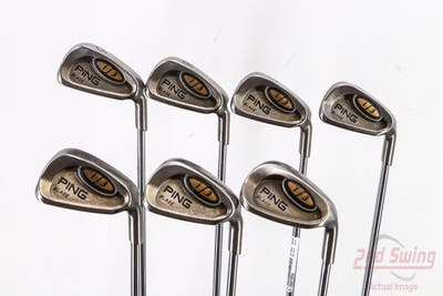 Ping i3 Blade Iron Set 5-PW SW Ping JZ Steel Regular Right Handed Gold Dot 37.5in