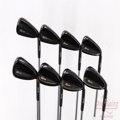 Ping G710 Iron Set 4-PW GW AWT 2.0 Steel Stiff Right Handed Black Dot 38.5in