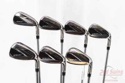 TaylorMade Stealth Iron Set 5-PW AW FST KBS MAX 85 Steel Stiff Right Handed 38.5in