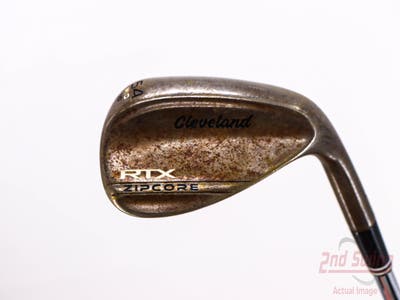 Cleveland RTX ZipCore Raw Wedge Sand SW 54° 10 Deg Bounce Dynamic Gold Spinner TI Steel Wedge Flex Right Handed 35.5in
