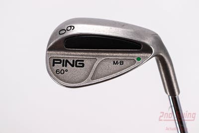Ping MB Wedge Lob LW 60° Stock Steel Shaft Steel Wedge Flex Right Handed Green Dot 35.0in
