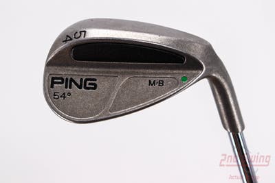 Ping MB Wedge Sand SW 54° Stock Steel Shaft Steel Wedge Flex Right Handed Green Dot 35.5in