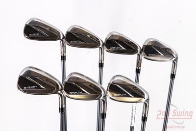 TaylorMade Stealth Iron Set 5-PW AW Fujikura NX Red/Silver 50 Graphite Senior Right Handed 36.5in