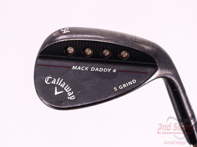 Callaway Mack Daddy 4 Black Wedge Sand SW 54° 10 Deg Bounce S Grind Dynamic Gold Tour Issue 115 Steel Stiff Right Handed 35.25in