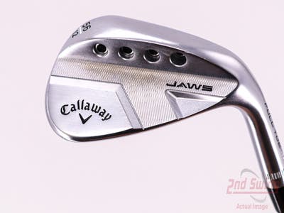 Callaway Jaws Full Toe Raw Face Chrome Wedge Sand SW 56° 12 Deg Bounce Dynamic Gold Spinner TI 115 Steel Wedge Flex Right Handed 35.5in