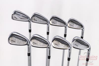 Ping i200 Iron Set 4-PW AW Stock Graphite Shaft Graphite Stiff Right Handed Black Dot 38.0in