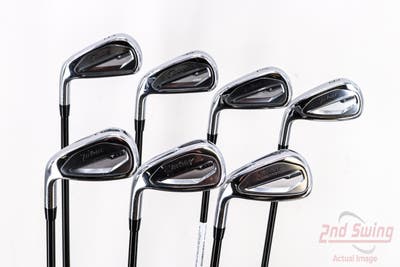 Titleist 2023 T350 Iron Set 5-PW AW Mitsubishi Tensei Red AM2 Graphite Regular Left Handed 38.0in