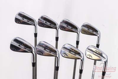 Callaway Apex Pro 21 Iron Set 4-PW AW Aerotech SteelFiber i95 Graphite Stiff Right Handed 38.0in