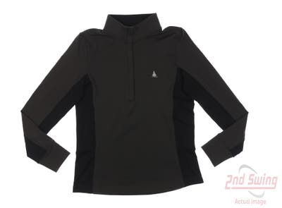 New W/ Logo Womens Under Armour 1/4 Zip Pullover Small S Charcoal MSRP $80