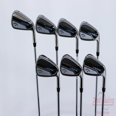 Mint Callaway Paradym Ai Smoke Iron Set 5-PW AW True Temper Elevate 95 Steel Regular Right Handed 38.5in