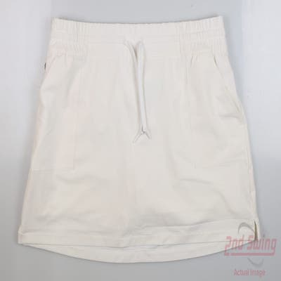 New Womens Adidas Go-To Commuter Skort X-Large XL White MSRP $75