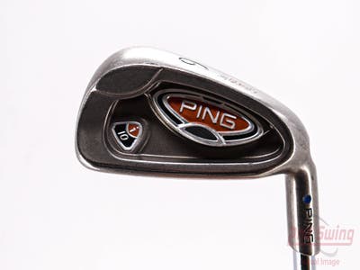 Ping i10 Single Iron 6 Iron Ping AWT Steel X-Stiff Right Handed Blue Dot 37.5in