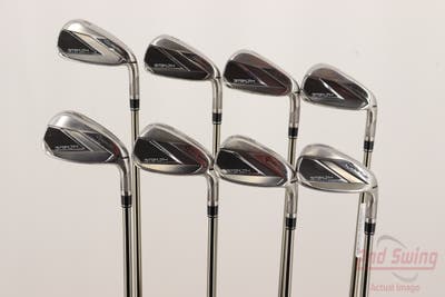 TaylorMade Stealth Iron Set 4-PW GW UST Mamiya Recoil ESX 460 F2 Graphite Senior Right Handed 38.5in