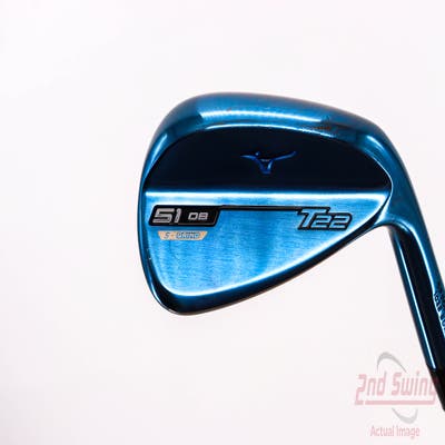 Mizuno T22 Blue Wedge Gap GW 51° 8 Deg Bounce S Grind Dynamic Gold Tour Issue S400 Steel Stiff Right Handed 35.5in