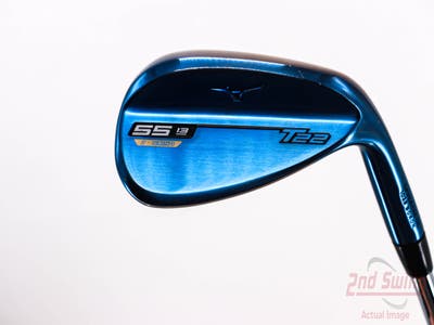Mizuno T22 Blue Wedge Sand SW 55° 13 Deg Bounce S Grind Dynamic Gold Tour Issue S400 Steel Stiff Right Handed 35.5in