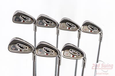 Ping i15 Iron Set 4-PW FST KBS Tour Steel Stiff Right Handed White Dot 38.25in