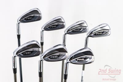 Ping G425 Iron Set 4-PW UST Mamiya Recoil 65 F2 Graphite Senior Left Handed Red dot 37.5in