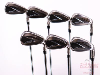 TaylorMade Stealth Iron Set 4-PW FST KBS MAX 85 MT Steel Stiff Right Handed 38.25in