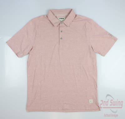 New W/ Logo Mens LinkSoul Golf Polo Small S Pink MSRP $94