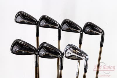 Callaway EPIC Forged Star Iron Set 5-PW GW UST ATTAS Speed Series 50 Graphite Regular Right Handed 38.25in