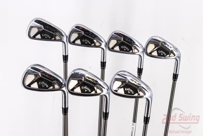 Callaway Apex 21 Iron Set 5-PW AW Aerotech SteelFiber fc80 Graphite Regular Right Handed 38.5in