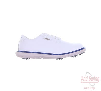 New Mens Golf Shoe Straight Down Derby 11 White MSRP $220 20124