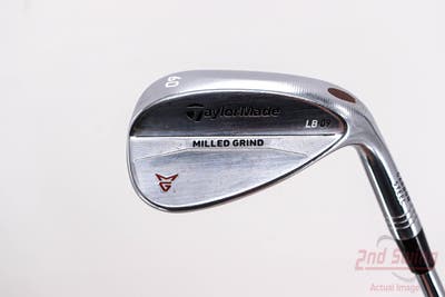 TaylorMade Milled Grind Satin Chrome Wedge Lob LW 60° 9 Deg Bounce True Temper Dynamic Gold Steel Wedge Flex Right Handed 35.0in