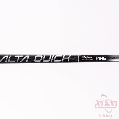 Used W/ Ping RH Adapter Ping ALTA Quick 45g Hybrid Shaft Senior 39.0in