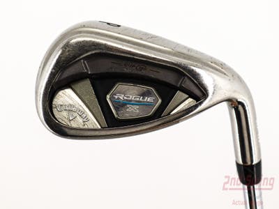 Callaway Rogue X Single Iron Pitching Wedge PW Stock Steel Shaft Steel Stiff Right Handed 35.5in