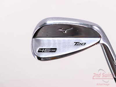 Mizuno T20 Satin Chrome Wedge Pitching Wedge PW 46° 6 Deg Bounce Nippon NS Pro Modus 3 Tour 115 Steel Stiff Right Handed 36.0in