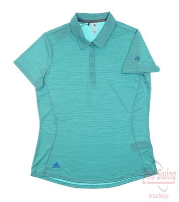 New W/ Logo Womens Adidas Polo Large L Multi MSRP $65