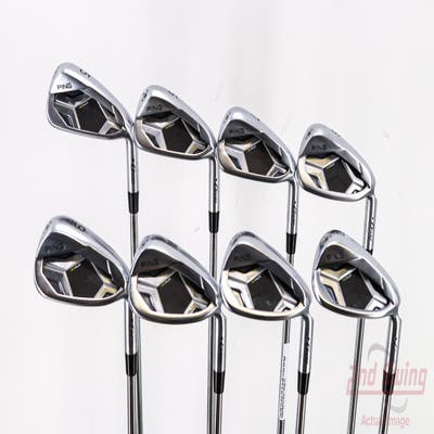 Ping G430 Iron Set 5-PW, 45, 50 AWT 2.0 Steel Stiff Right Handed Black Dot 38.5in