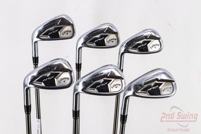 Callaway Apex 19 Iron Set 7-PW AW SW UST Mamiya Recoil ESX 460 F3 Graphite Regular Left Handed 37.0in