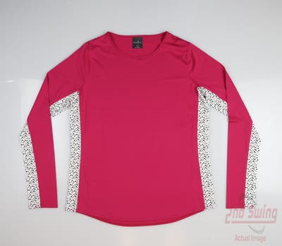 New Womens Belyn Key Long Sleeve Small S Pink MSRP $50