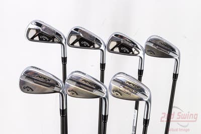 Callaway Apex Pro 21 Iron Set 5-PW AW UST Recoil 780 ES SMACWRAP BLK Graphite Stiff Right Handed 37.75in
