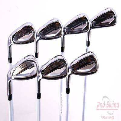 Mint Titleist 2023 T350 Iron Set 6-PW AW GW Mitsubishi Tensei Red AM2 Graphite Ladies Left Handed 36.5in