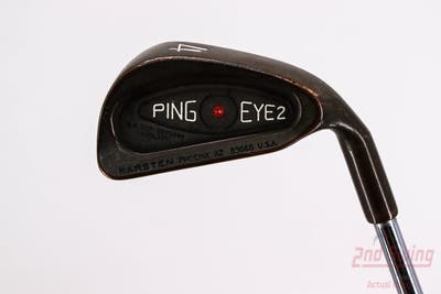 Ping Eye 2 Beryllium Copper Single Iron 4 Iron Stock Steel Shaft Steel Stiff Right Handed Red dot 38.5in