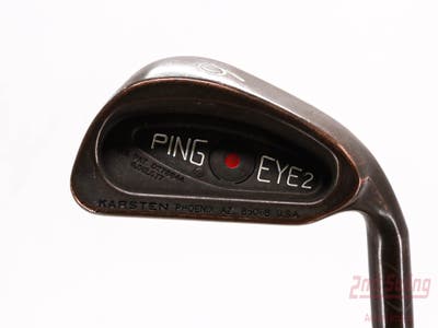 Ping Eye 2 Beryllium Copper Single Iron 6 Iron Stock Steel Shaft Steel Stiff Right Handed Red dot 37.5in