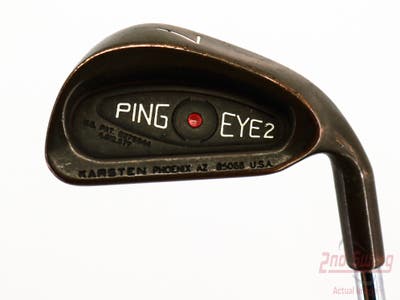 Ping Eye 2 Beryllium Copper Single Iron 7 Iron Stock Steel Shaft Steel Stiff Right Handed Red dot 37.0in