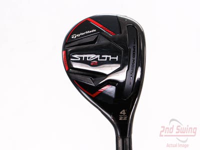 Mint TaylorMade Stealth 2 Rescue Hybrid 4 Hybrid 22° Mitsubishi Kai'li Red 75 Graphite Regular Right Handed 41.75in