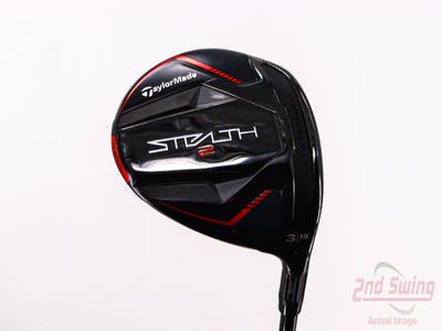 Mint TaylorMade Stealth 2 Fairway Wood 3 Wood 3W 15° Mitsubishi Kai'li Red 65 Graphite Regular Right Handed 44.5in