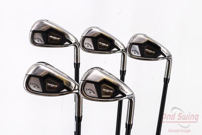 Mint Callaway Rogue ST Max OS Lite Iron Set 7-PW AW Project X Cypher 50 Graphite Senior Right Handed 37.0in