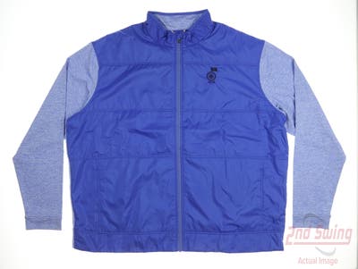 New W/ Logo Mens Cutter & Buck Jacket XXX-Large XXXL Blue MSRP $60