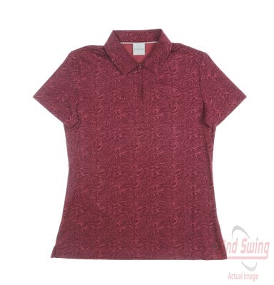 New Womens Dunning Polo Small S Red MSRP $80