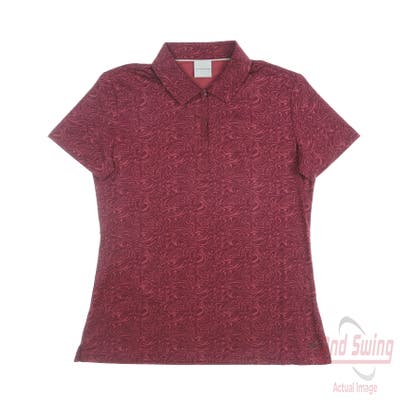 New Womens Dunning Polo Medium M Red MSRP $80