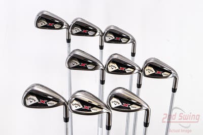 Callaway 2013 X Hot Iron Set 4-PW SW LW Callaway X Hot Graphite Graphite Regular Right Handed 39.25in