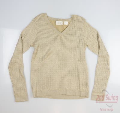 New Womens EP Pro Sweater S/M Yellow MSRP $125